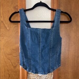 Denim Blue Women's Top